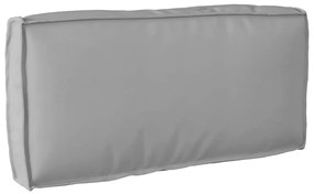 vidaXL Μαξιλάρι παλέτας για πλάτη Γκρι 80 x 40 x 12 cm Ύφασμα Oxford