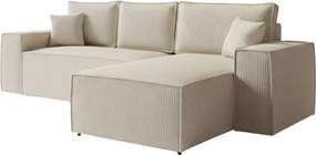 Γωνιακός καναπές Malaga mini I-Ekrou-Δεξιά