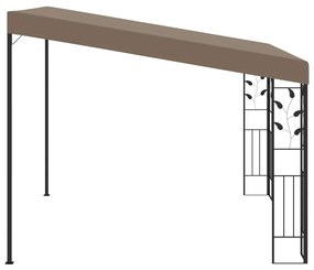 vidaXL Κιόσκι Επιτοίχιο Taupe 3 x 3 x 2,5 μ.