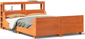 vidaXL Σκελετός Κρεβ. Χωρίς Στρώμα Καφέ Κεριού 120x200 εκ Μασίφ Πεύκο