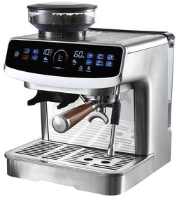 Finlux FEM-1935D Μηχανή Espresso 2450W Πίεσης 20bar Inox