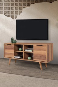 Έπιπλο Τηλεόρασης Καρυδί POTRE 130x35x18