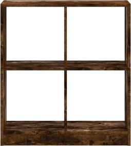 vidaXL Βιβλιοθήκη Καπνιστή Δρυς 68,5x32x75 κ. από Επεξεργ. Ξύλο