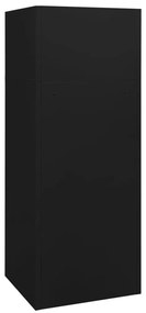 vidaXL Ντουλάπα για Σέλα Μαύρη 53 x 53 x 140 εκ. Ατσάλινη