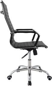 Καρέκλα Γραφείου ΔΙΩΝΗ Μαύρο PU 55x60x104-111cm