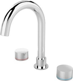 Sparke Nera 01 Chrome - Μπαταρία νιπτήρα 3 οπών