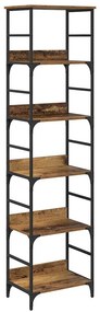vidaXL Ράφι Βιβλίων 5 επιπέδων 50 x 33 x 188,5 εκ Επεξεργασμένο Ξύλο