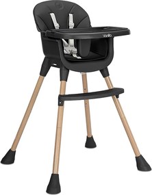 BABY HIGH CHAIR VANILLA 3 IN 1 BLACK