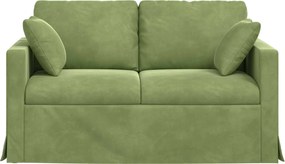 vidaXL Καναπές Ανοιχτό Πράσινο