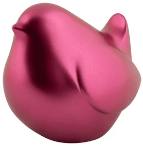 Διακοσμητικό Αγαλματίδιο Bird PT4158DP 8,1x9,6cm Dark Pink Present Time Πολυρεσίνη