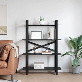 vidaXL Ράφι Βιβλίων 4 επιπέδων 100 x 33,5 x 140 εκ Επεξεργασμένο Ξύλο