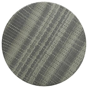 vidaXL Τραπέζι Κήπου Γκρι 75,5 x 106 εκ. από Συνθετικό Ρατάν