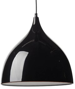 Φωτιστικό Οροφής Μονόφωτο Aca Roxanne KS174335BK Black