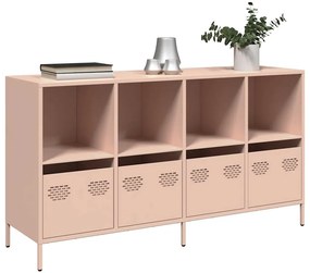 Ντουλάπι Ροζ 135x39x73,5 εκ. από Χάλυβα Ψυχρής Έλασης