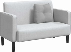 vidaXL Μαξιλάρι Πλάτης Σκίουρος Γκρί 45 x 24 x 50 εκ ύφασμα