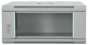 vidaXL Ντουλάπα δικτύου με αποθήκευση Γκρι 60 x 35 x 28 εκ Ατσάλι