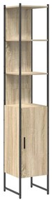 vidaXL Σετ Επίπλων Μπάνιου Άλλο 3 pcs Sonoma Δρυς 33 x 33 x 185.5 εκ