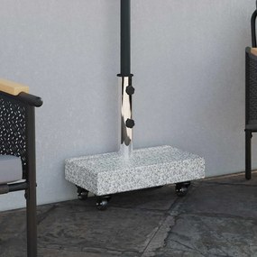 vidaXL Βάση ομπρέλας Γκρι 45 x 25 x 45 εκ. Γρανίτης