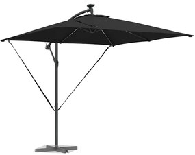 vidaXL Ομπρέλα Cantilever Banana Μαύρο 249 x 249 x 250 εκ.