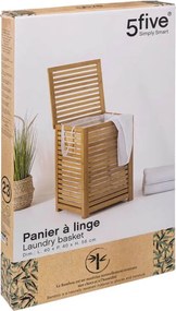 Καλάθι απλύτων 5five μπαμπού - 65L