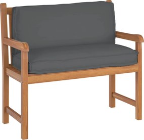 vidaXL Μαξιλάρι Ύφασμα Όξφορντ Ανθρακί 120 x 40 x 12 cm