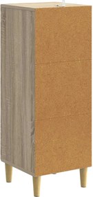 vidaXL Ντουλάπι με Συρτάρια 33 x 34,5 x 90 εκ Επεξεργασμένο Ξύλο