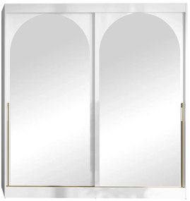 Ντουλάπα Modin συρόμενη-Leuko-Μήκος: 200 εκ.