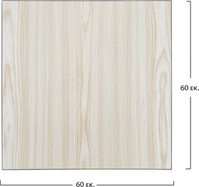 ΕΠΙΦΑΝΕΙΑ ΤΡΑΠΕΖΙΟΥ ΑΠΟ MDF 60Χ60 εκ. HM8437.03 ΔΡΥΣ ΜΑΥΡΟ