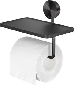Geesa Opal 7224 Brushed Black - Χαρτοθήκη με Εταζερα