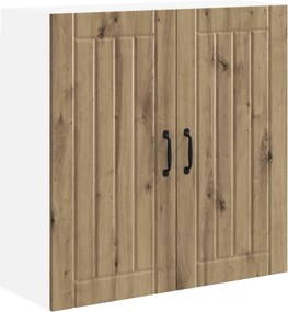 vidaXL Ντουλάπα Τοίχου LUCCA Artisan Δρυς 80 x 31 x 80 εκ.