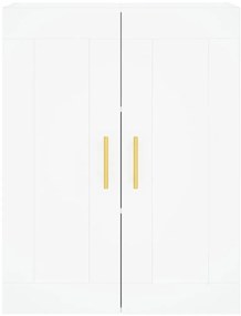 vidaXL Ντουλάπι Λευκό 69,5x34x180 εκ. από Επεξεργασμένο Ξύλο