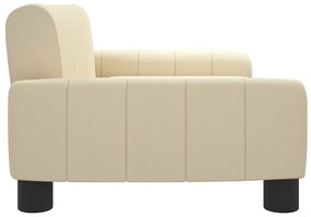 vidaXL Καναπές Παιδικός κρεμ 70x45x30 εκ. από Ύφασμα
