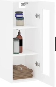 vidaXL Ντουλάπι Τοίχου Λευκό 34,5 x 34 x 90 εκ.