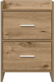 vidaXL Κομοδίνα 2 τεμ. Artisan Δρυς 40 x 30 x 60 cm Επεξεργασμένο Ξύλο