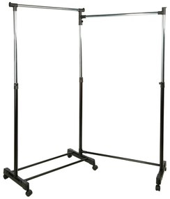 Κρεμάστρα Δαπέδου 107/168εκ Διπλή Τροχήλατη F-V Garment Rack 119420