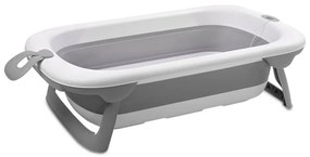 Πτυσσόμενη Μπανιέρα Dino 83cm με Θερμόμετρο Grey 10131000003  Lorelli