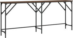 vidaXL Τραπέζι Κονσόλα Καφέ Δρυς 180x29x75 εκ. Επεξεργασμένο Ξύλο