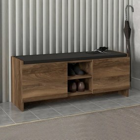 Παπουτσοθήκη Verly Megapap χρώμα καρυδί 110x33,2x43εκ.-GP042-0255,3