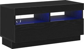 vidaXL Ντουλάπι TV Μαύρη Οξυά 80 x 35 x 40 εκ Επεξεργασμένο ξύλο