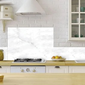 Πάνελ Αλουμινίου Εστίας Κουζίνας White Marble XL 86617 84x60cm White Ango