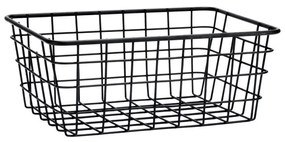 ESTIA ΚΑΛΑΘΙ ΟΡΓΑΝΩΣΗΣ ΜΕΤΑΛΛΙΚΟ 22x16x12cm ΜΑΥΡΟ