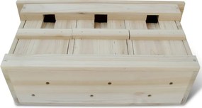 vidaXL Φωλιά Σπουργιτιών 44 x 15,5 x 21,5 εκ.
