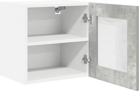 vidaXL Κρεμαστό ντουλάπι Riga 2 pcs Σκυρόδεμα Γκρι 40 x 31 x 40 εκ.