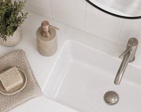 Δοχείο Κρεμοσάπουνου Stoneware 300ml 9x7.3x17.5cm Warm Grey 2U MRShome