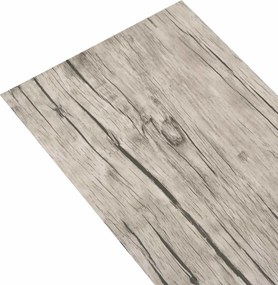 vidaXL Πλάκες Δαπέδου 5,02 m² 36 pcs PVC Λευκασμένη Δρυς