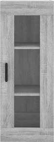 vidaXL Ντουλάπι Τοίχου Γκρι Sonoma 34,5 x 34 x 90 εκ.