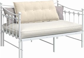 vidaXL Μαξιλάρι Πλάτης Κρεμ 100 x 50 cm Υφασμάτινο Κορντουρά