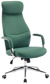 Καρέκλα γραφείου διευθυντή Ferka pu σε πράσινη απόχρωση 64x71x120-128εκ 64x71x120 εκ.