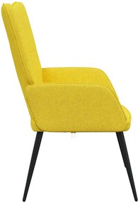 vidaXL Πολυθρόνα Relax Κίτρινο Μουσταρδί Υφασμάτινη