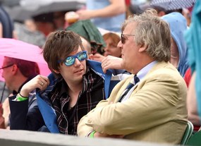 Φωτογραφία Elliott Spencer and Stephen Fry At Wimbledon 2015, Karwai Tang